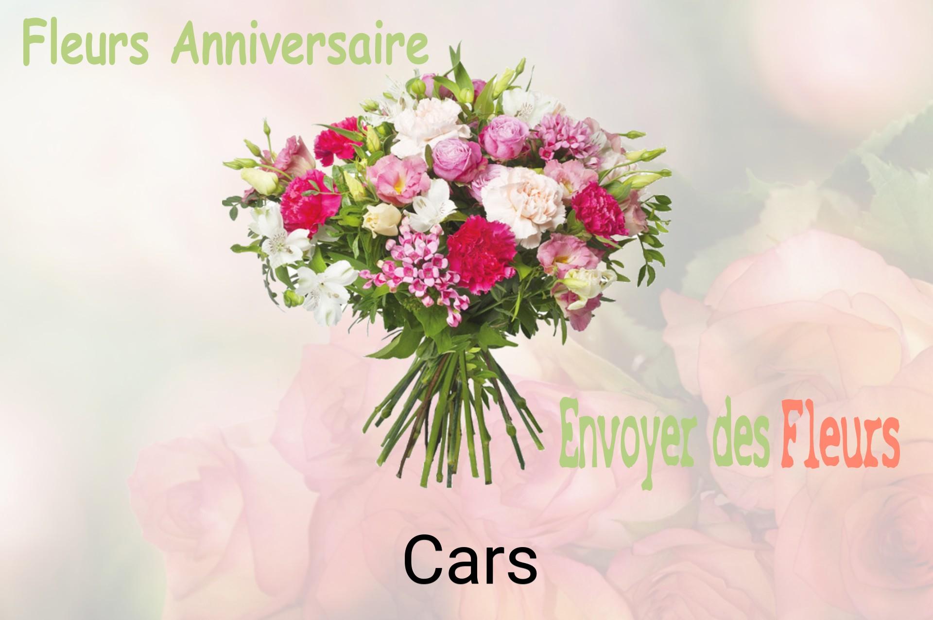 Bouquet de fleurs d’anniversaire livré à Cars