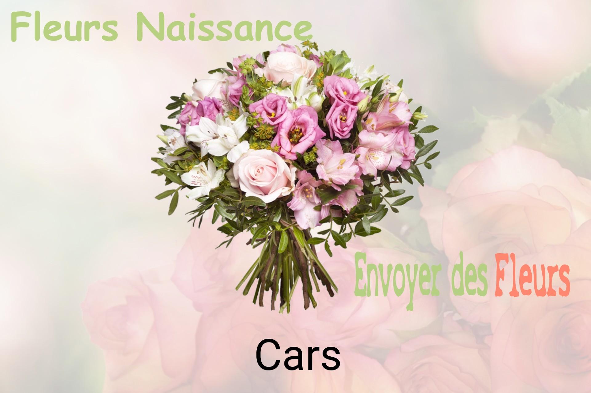 Bouquet de fleurs de naissance livré à Cars